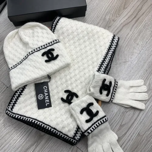Chanel Hat and Scarf and Glove Set #1413105 $72.00 USD, Wholesale Replica Chanel Hat and Scarf and Glove Set
