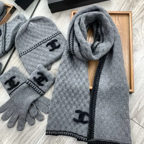 Replica Chanel Hat and Scarf and Glove Set #1413107 $72.00 USD for Wholesale