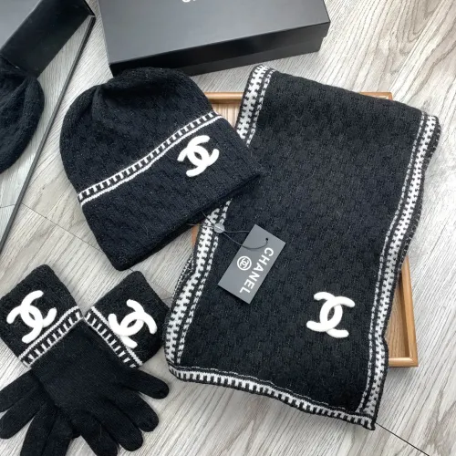 Chanel Hat and Scarf and Glove Set #1413108 $72.00 USD, Wholesale Replica Chanel Hat and Scarf and Glove Set