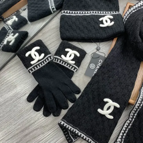 Replica Chanel Hat and Scarf and Glove Set #1413108 $72.00 USD for Wholesale