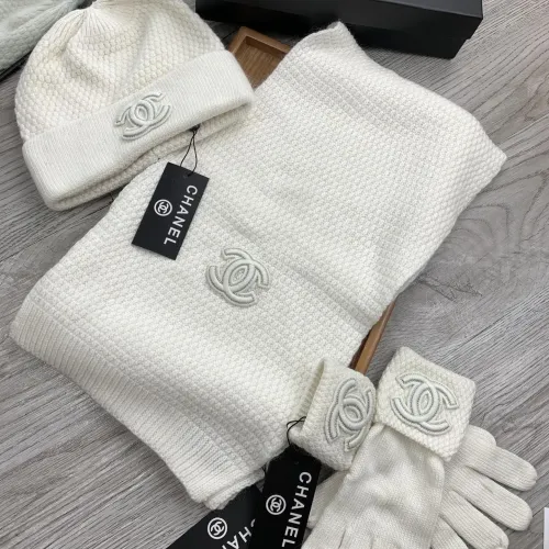 Chanel Hat and Scarf and Glove Set #1413109 $72.00 USD, Wholesale Replica Chanel Hat and Scarf and Glove Set