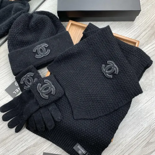 Replica Chanel Hat and Scarf and Glove Set #1413110 $72.00 USD for Wholesale