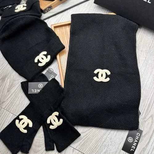 Chanel Hat and Scarf and Glove Set #1413115 $72.00 USD, Wholesale Replica Chanel Hat and Scarf and Glove Set