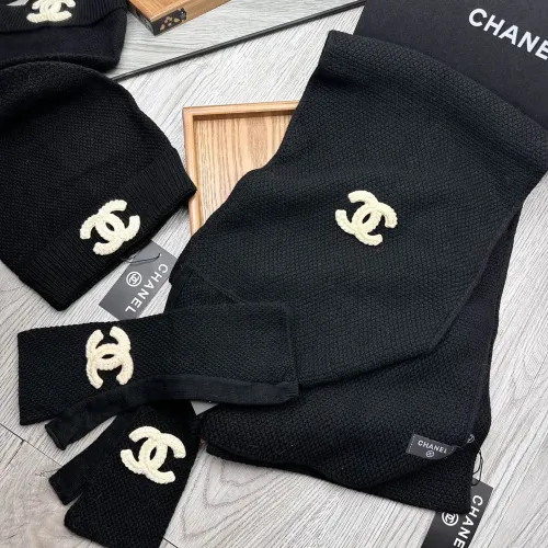 Replica Chanel Hat and Scarf and Glove Set #1413115 $72.00 USD for Wholesale