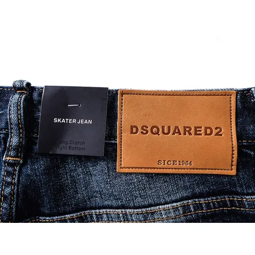 Replica Dsquared Jeans For Men #1413116 $56.00 USD for Wholesale
