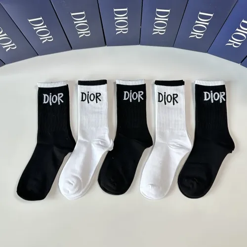 Replica Christian Dior Socks #1413120 $29.00 USD for Wholesale