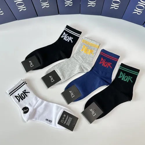 Replica Christian Dior Socks #1413122 $27.00 USD for Wholesale