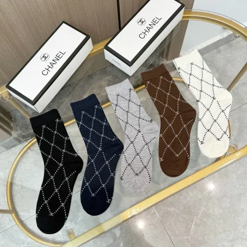 Replica Chanel Socks #1413125 $32.00 USD for Wholesale