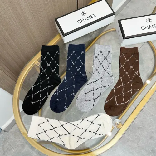 Replica Chanel Socks #1413125 $32.00 USD for Wholesale