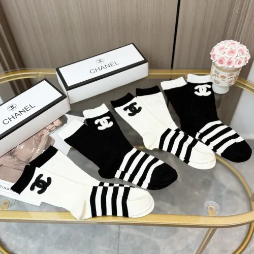 Replica Chanel Socks #1413136 $32.00 USD for Wholesale