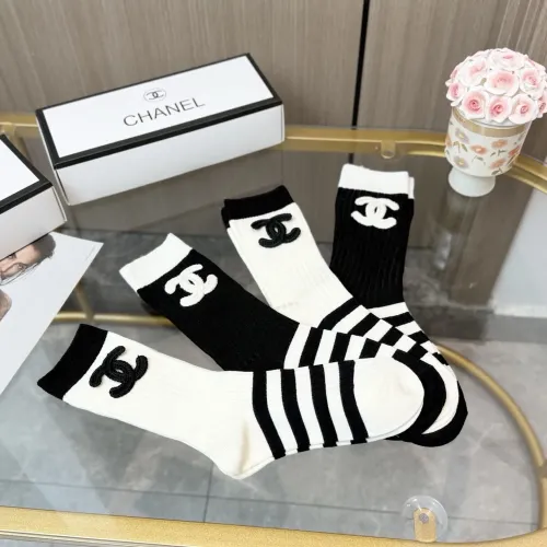 Replica Chanel Socks #1413136 $32.00 USD for Wholesale