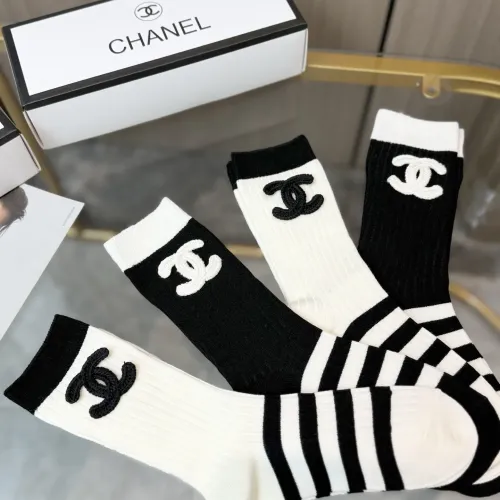 Replica Chanel Socks #1413136 $32.00 USD for Wholesale