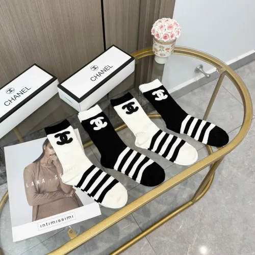 Replica Chanel Socks #1413136 $32.00 USD for Wholesale