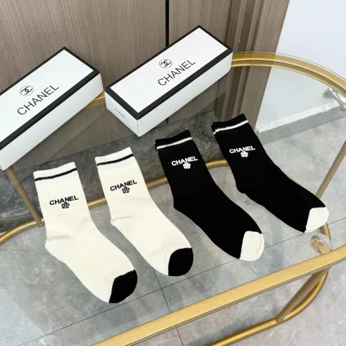 Replica Chanel Socks #1413137 $34.00 USD for Wholesale