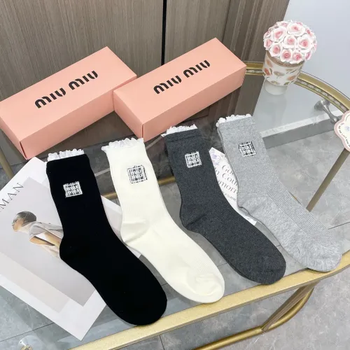 Replica MIU MIU Socks #1413138 $38.00 USD for Wholesale