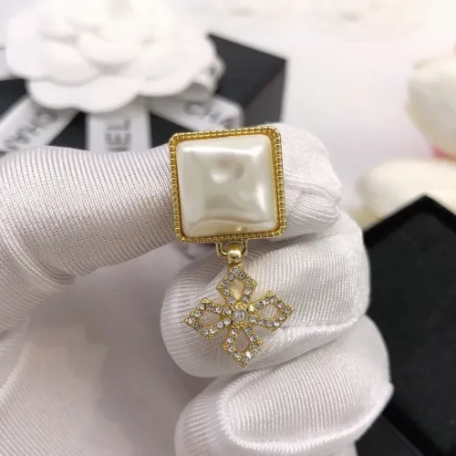 Replica Chanel Earrings For Women #1413166 $25.00 USD for Wholesale