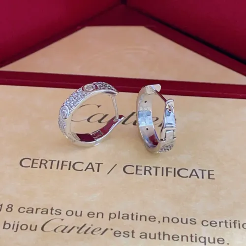 Replica Cartier Earrings For Women #1413168 $25.00 USD for Wholesale