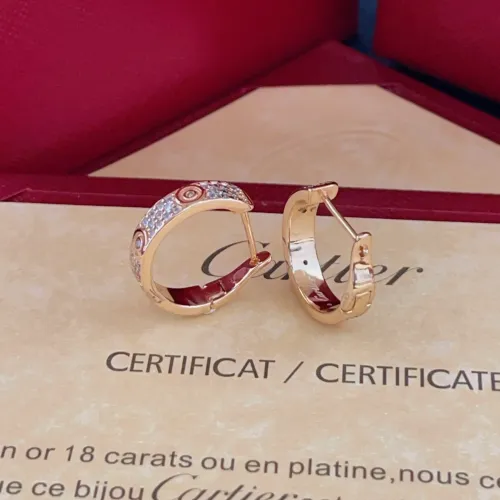 Replica Cartier Earrings For Women #1413169 $25.00 USD for Wholesale