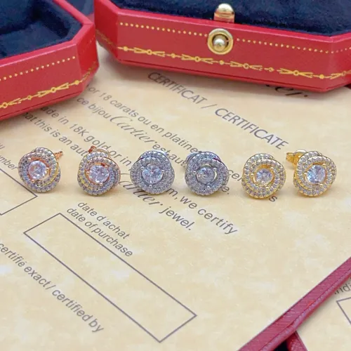 Replica Cartier Earrings For Women #1413174 $27.00 USD for Wholesale