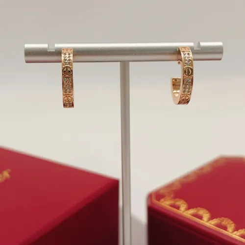 Replica Cartier Earrings For Women #1413191 $36.00 USD for Wholesale