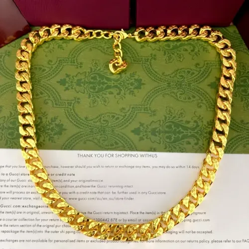 Gucci Necklaces #1413229 $80.00 USD, Wholesale Replica Gucci Necklaces