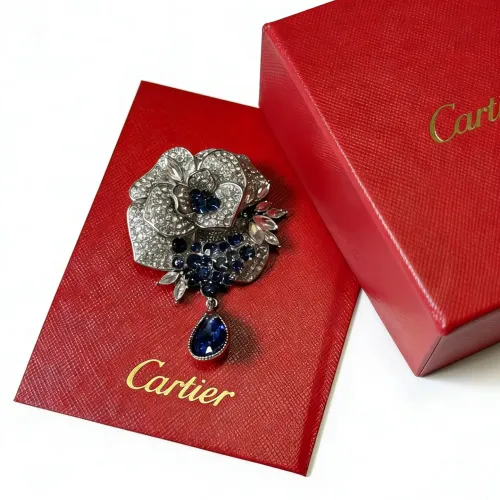 Replica Cartier Brooches For Women #1413248 $36.00 USD for Wholesale