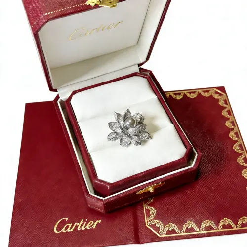 Replica Cartier Brooches For Women #1413253 $38.00 USD for Wholesale