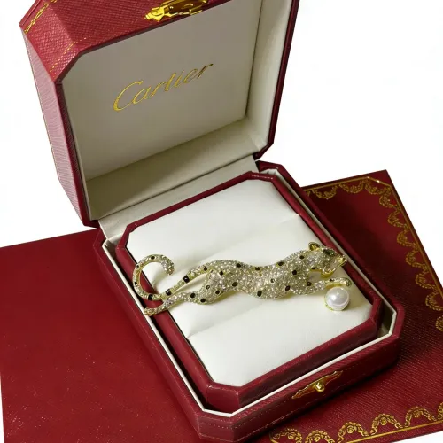 Replica Cartier Brooches For Women #1413258 $36.00 USD for Wholesale