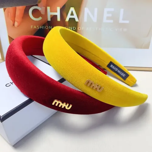 Replica MIU MIU Headband For Women #1413269 $25.00 USD for Wholesale
