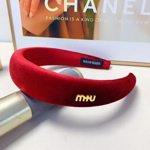 Replica MIU MIU Headband For Women #1413270 $25.00 USD for Wholesale