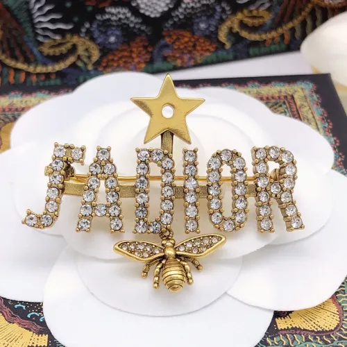 Christian Dior Brooches For Women #1413274 $27.00 USD, Wholesale Replica Christian Dior Brooches