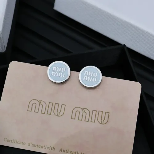 MIU MIU Earrings For Women #1413465 $27.00 USD, Wholesale Replica MIU MIU Earrings
