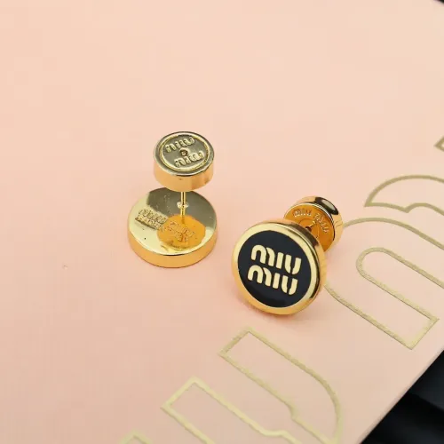 Replica MIU MIU Earrings For Women #1413468 $27.00 USD for Wholesale