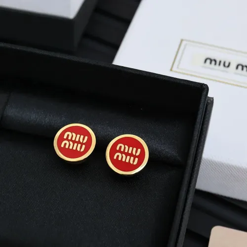 MIU MIU Earrings For Women #1413469 $27.00 USD, Wholesale Replica MIU MIU Earrings