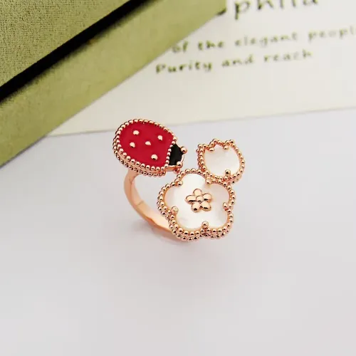 Van Cleef &amp; Arpels Rings In Rose Gold For Women #1413485 $27.00 USD, Wholesale Replica Van Cleef &amp; Arpels Rings