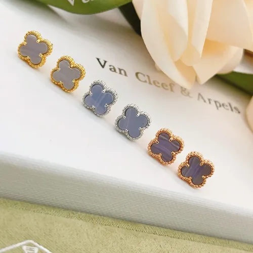 Replica Van Cleef & Arpels Earrings For Women #1413526 $25.00 USD for Wholesale