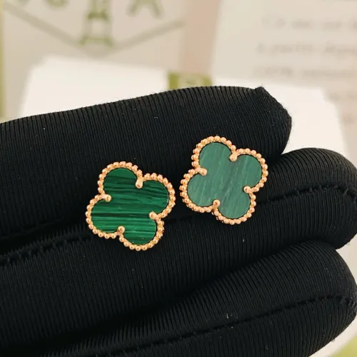 Replica Van Cleef & Arpels Earrings For Women #1413538 $25.00 USD for Wholesale