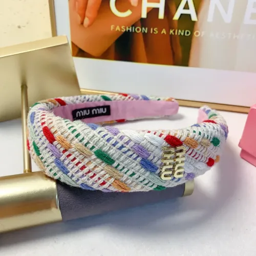 Replica MIU MIU Headband For Women #1413724 $25.00 USD for Wholesale