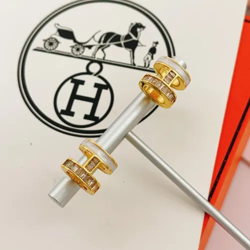 Replica Hermes Earrings For Women #1413846 $32.00 USD for Wholesale