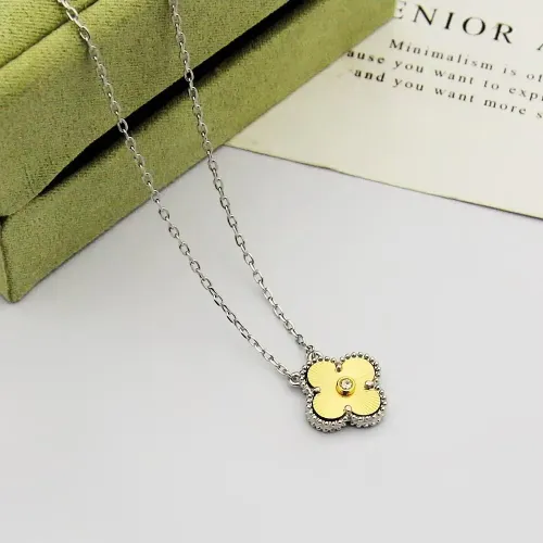 Replica Van Cleef & Arpels Necklaces For Women #1413848 $25.00 USD for Wholesale