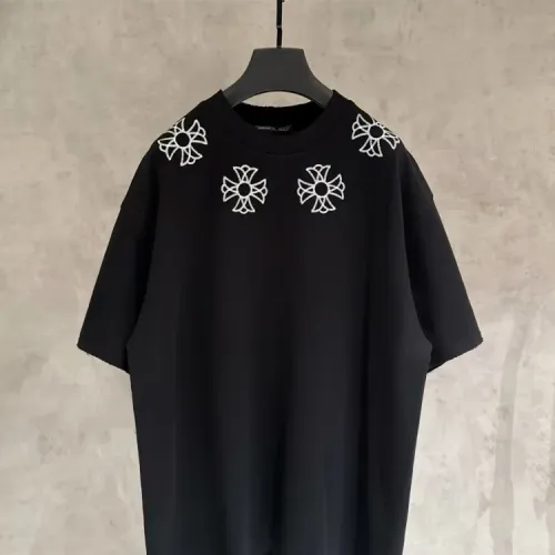 Chrome Hearts T-Shirts Short Sleeved For Unisex #1413856 $48.00 USD, Wholesale Replica Chrome Hearts T-Shirts