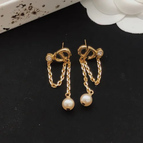 Replica Christian Dior Earrings For Women #1413908 $25.00 USD for Wholesale