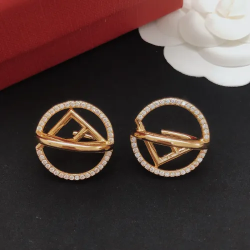 Replica Fendi Earrings For Women #1414023 $29.00 USD for Wholesale