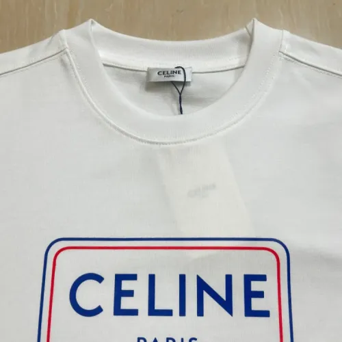 Replica Celine T-Shirts Short Sleeved For Unisex #1414046 $40.00 USD for Wholesale