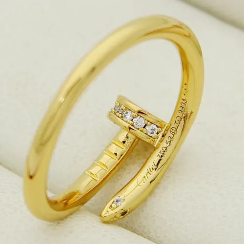 Replica Cartier Rings In Gold For Unisex #1414055 $25.00 USD for Wholesale