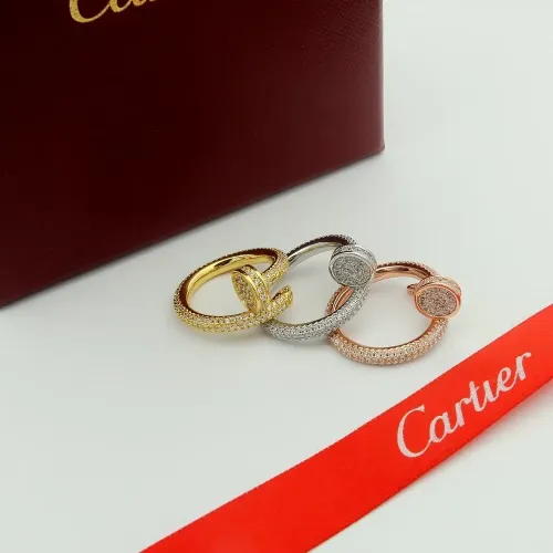 Replica Cartier Rings In Rose Gold #1414057 $27.00 USD for Wholesale