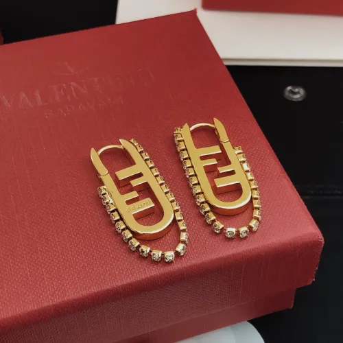 Replica Fendi Earrings For Women #1414087 $29.00 USD for Wholesale