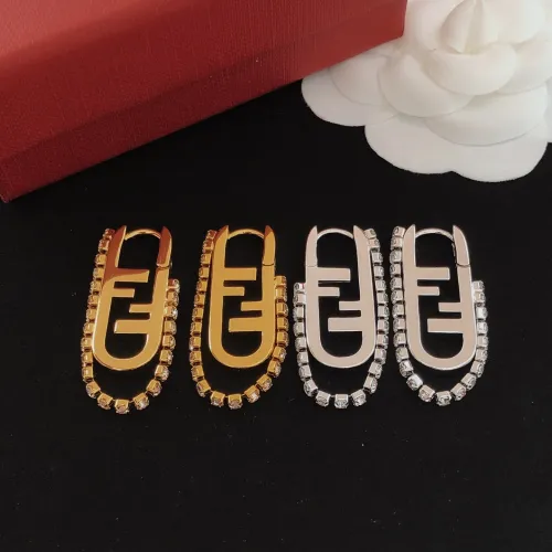 Replica Fendi Earrings For Women #1414088 $29.00 USD for Wholesale