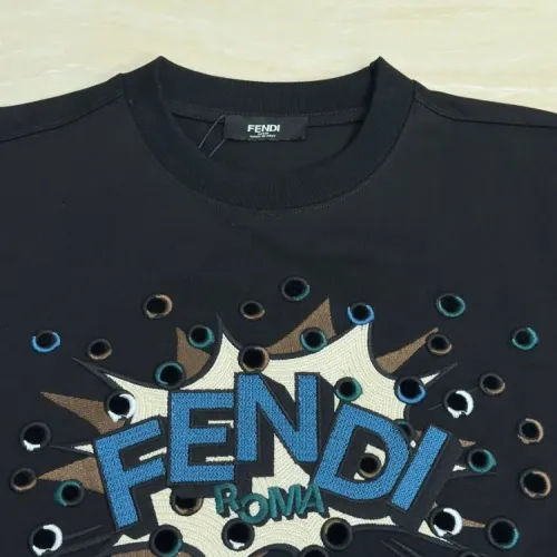 Replica Fendi T-Shirts Short Sleeved For Unisex #1414104 $45.00 USD for Wholesale