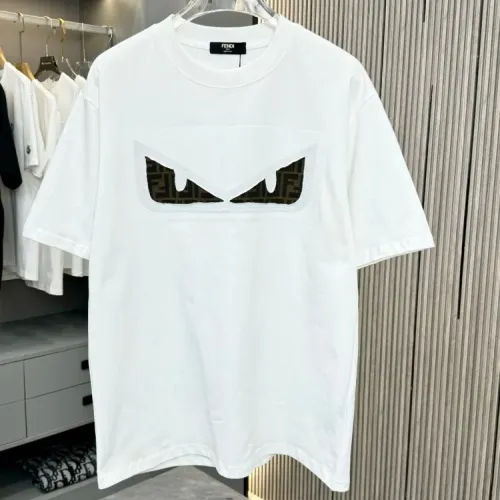 Fendi T-Shirts Short Sleeved For Unisex #1414109 $40.00 USD, Wholesale Replica Fendi T-Shirts